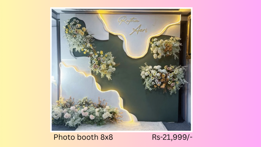 Wedding photo booth ideas | wedding decorations