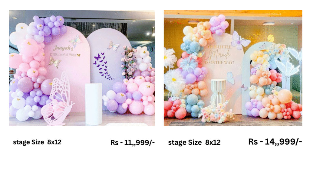 First birthday decoration ideas | Butterfly theme decorations