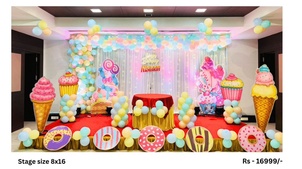 Candyland theme decorations ideas | First birthday decorations ideas