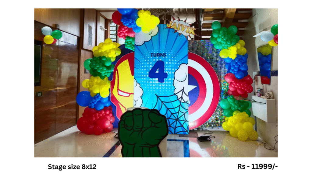 Avengers theme party decoration ideas | Theme party decorations