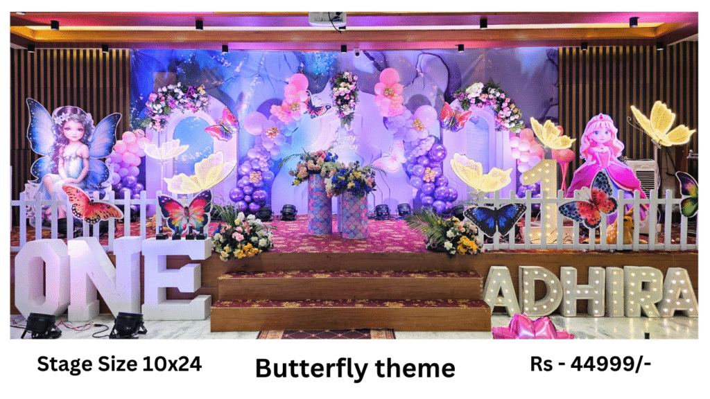 Butterfly theme decorations | netra evntspune