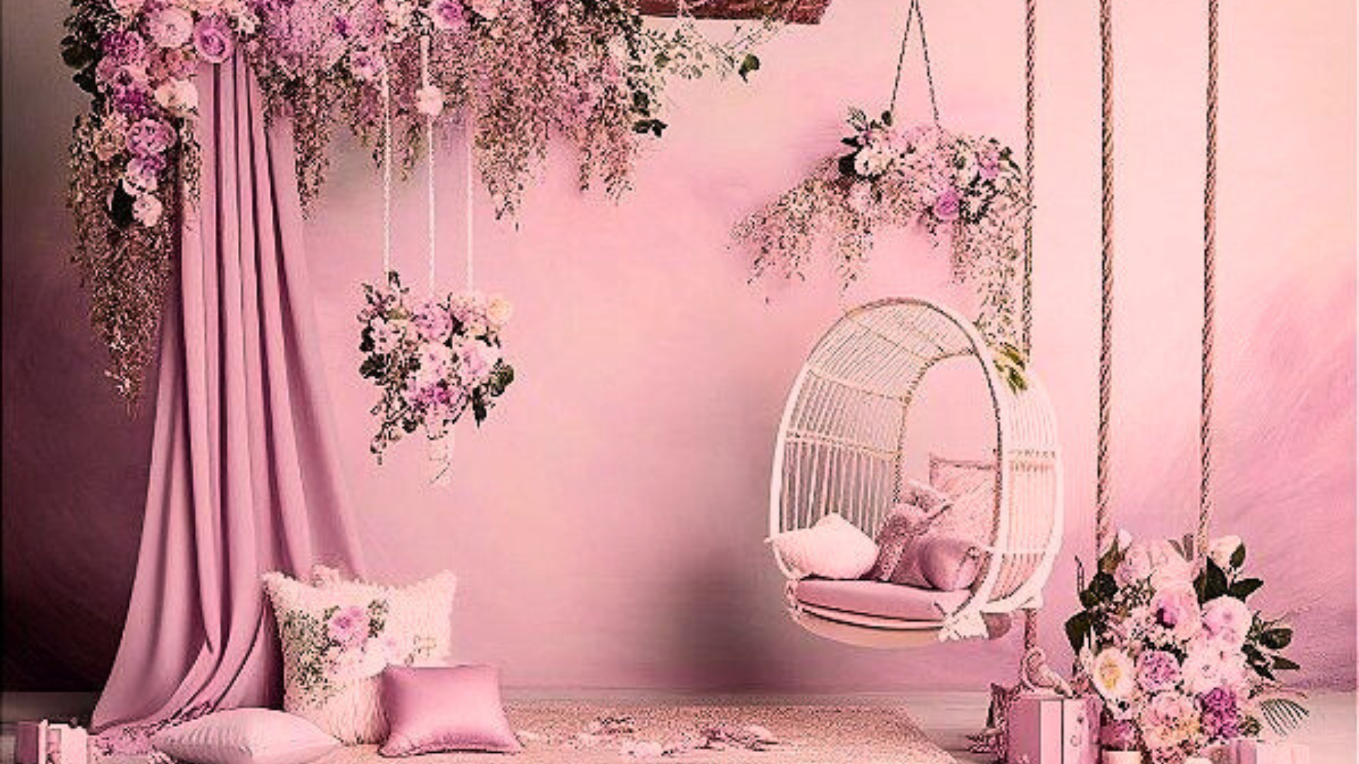 Cradle ceremony decorations