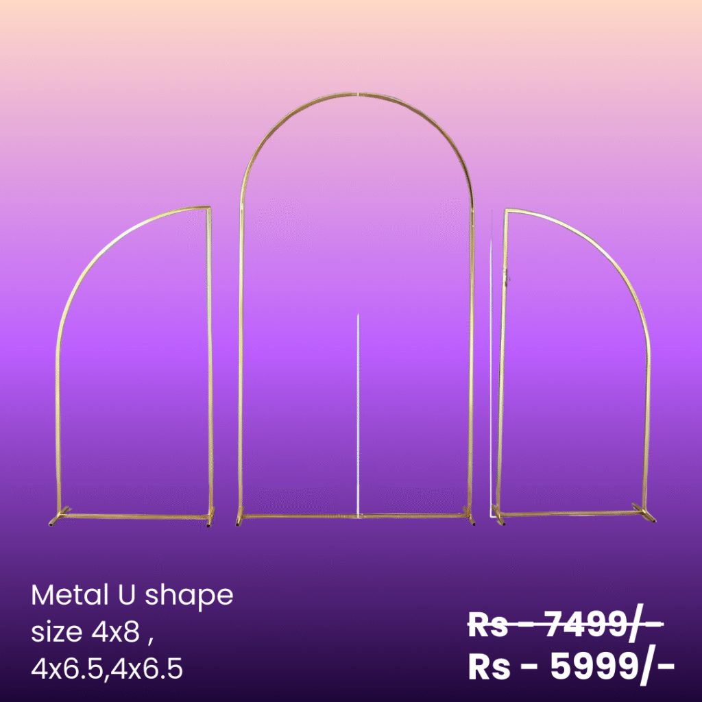Backdrop metal frame