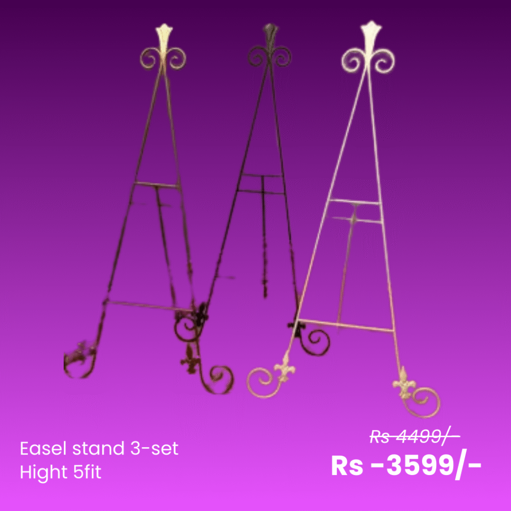 Easel stand for welcome board , welcome board stand