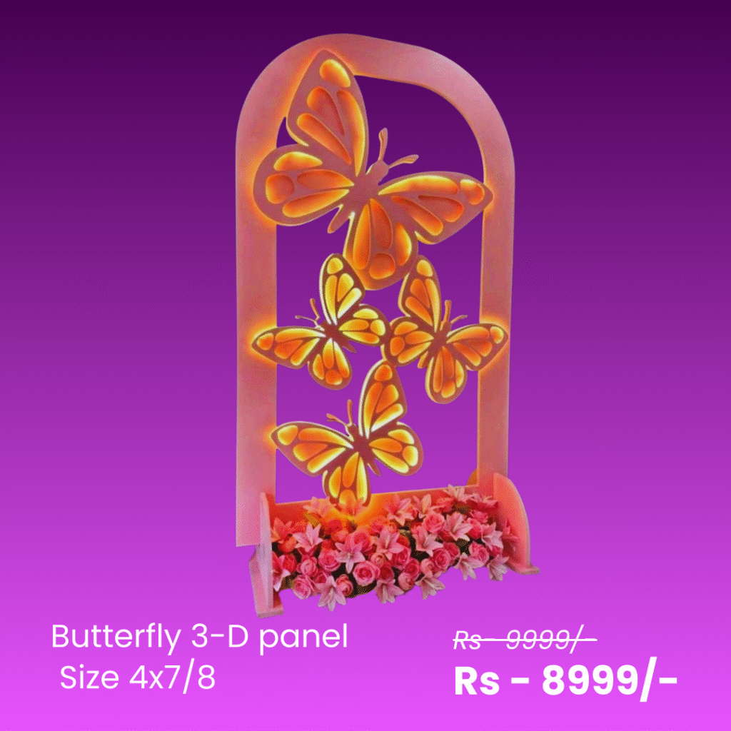 Butterfly decoration props