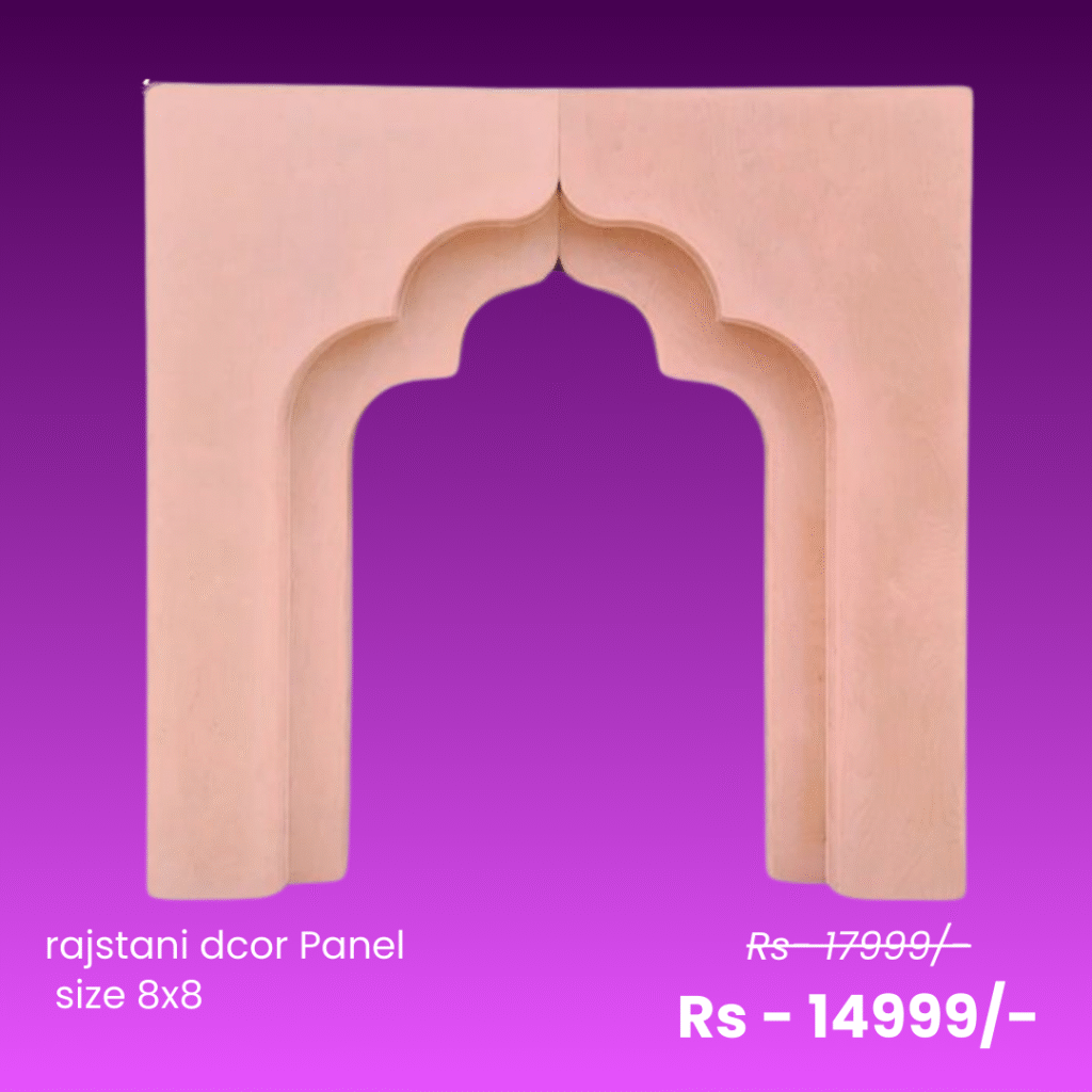 Rajsthani wood panel