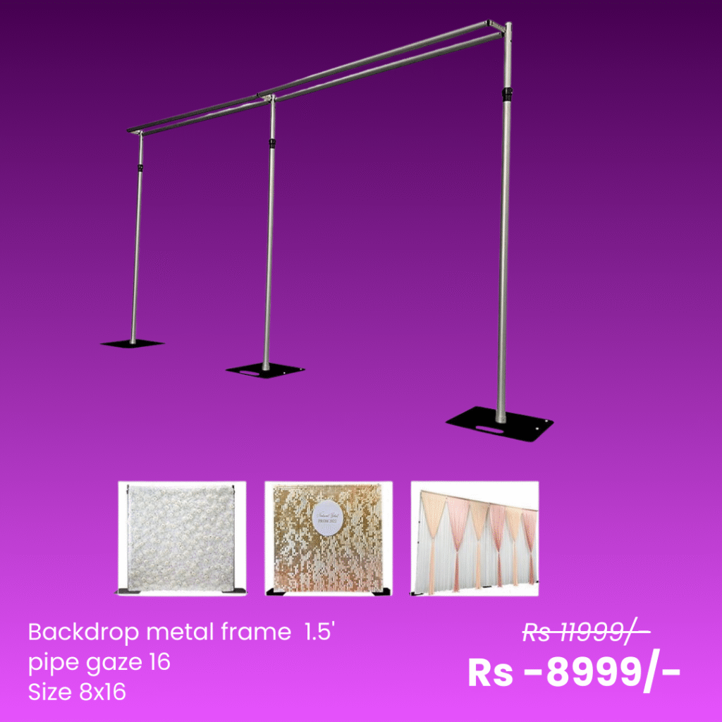 Metal frame structure , backdrop frame