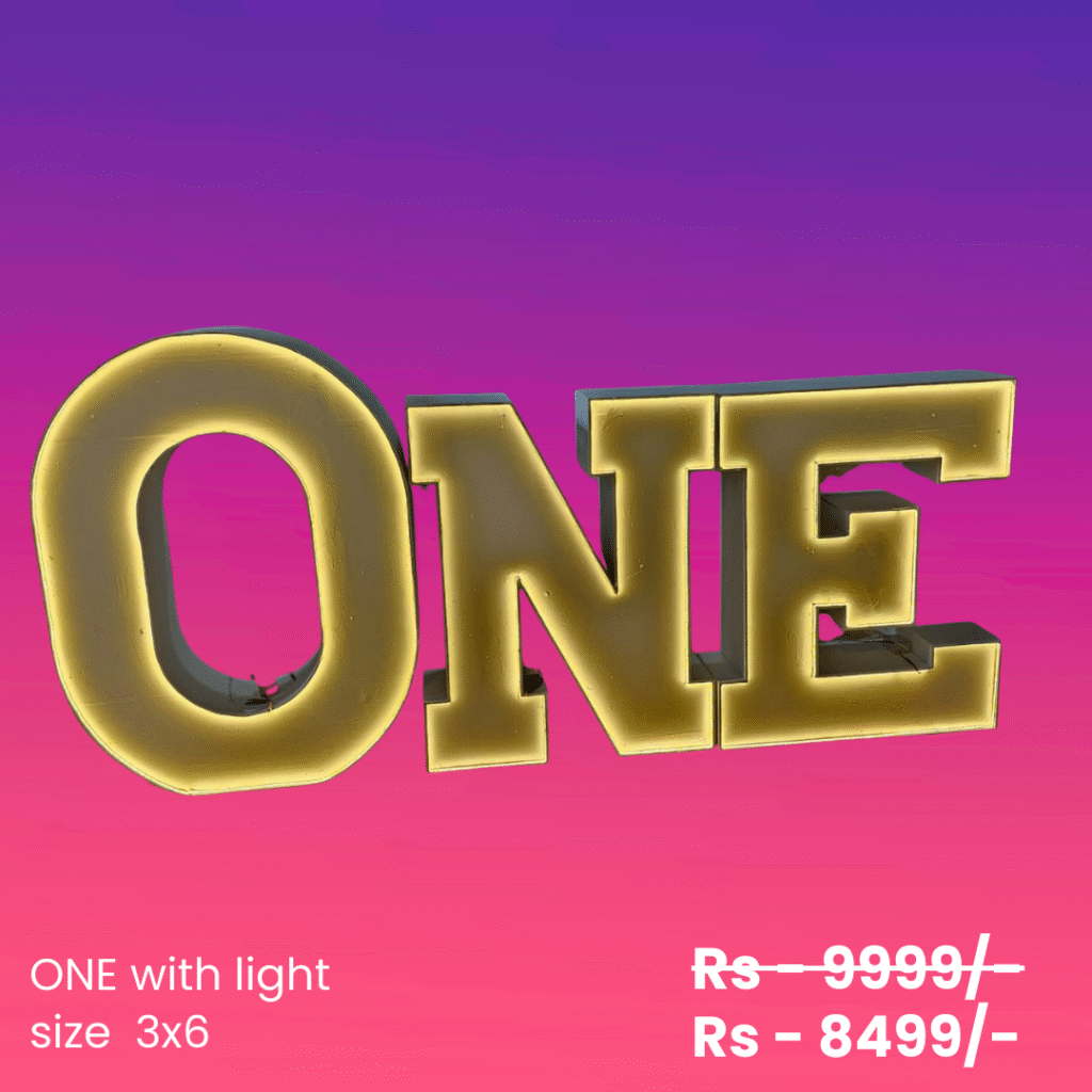 Birthday party decoration props