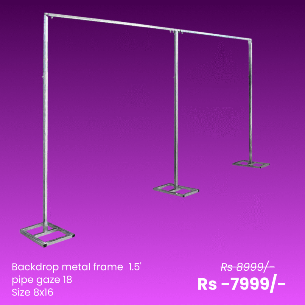 Decoration props shop pune , Mwtal backdrop frame structre